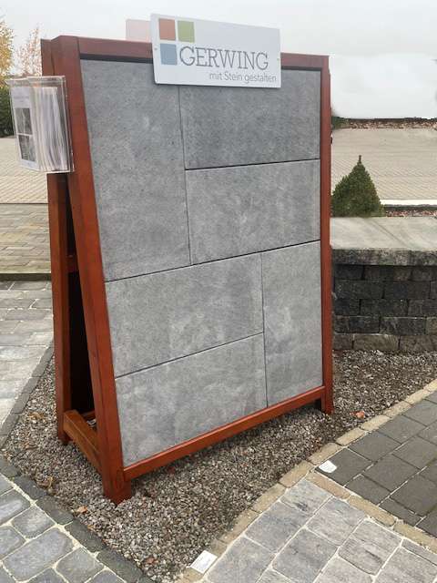 Musterständer im Ideengarten