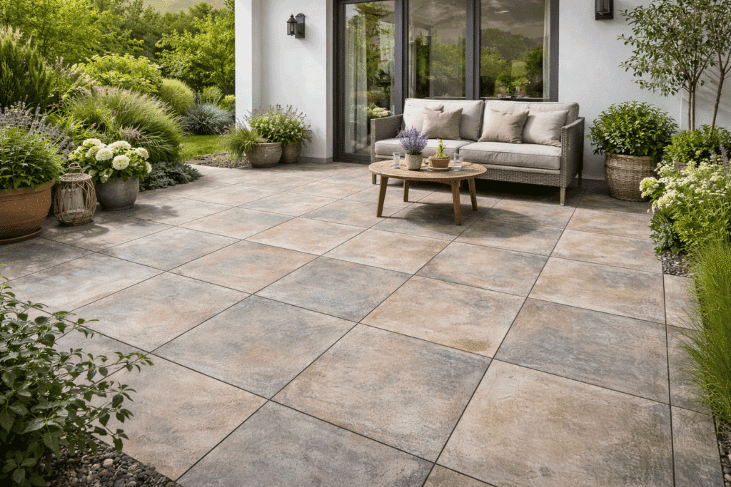 Terrassenplatten Concreto-Classic-Industrial-Bright-60x60