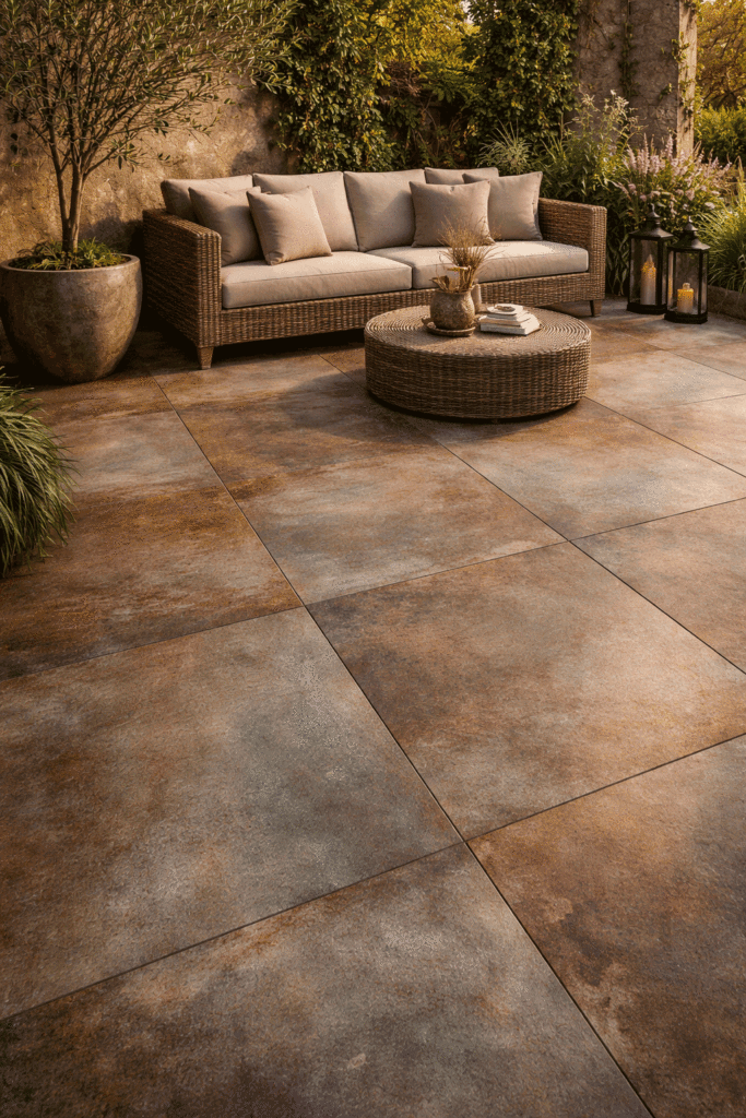 Terrassenplatte Concreto-Classic-Industrial-Rust-60x60