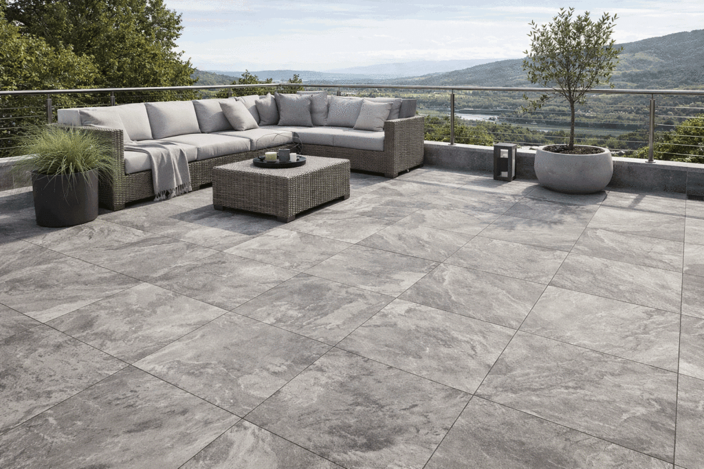 Terrassenplatte Concreto-Classic-Natura-Greystone-60x60