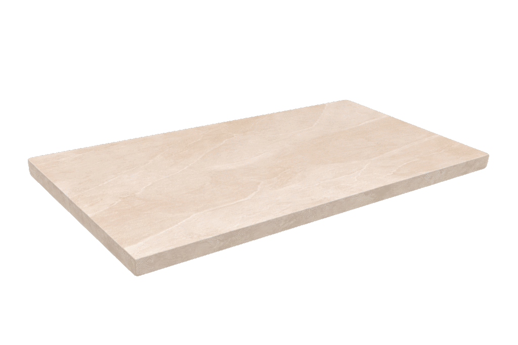 Terrassenplatte Concreto Schiefer Beige freigestellt