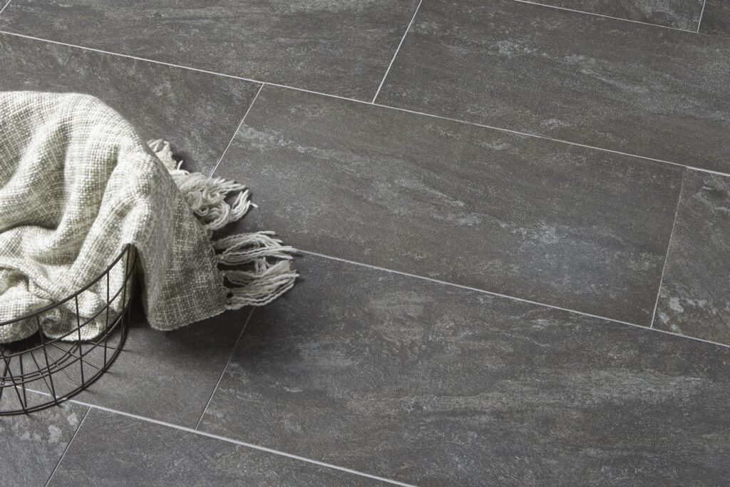 Verlegebeispiel Concreto Antracita Terrassenplatten