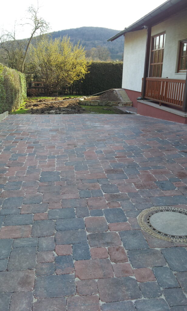 Antik Pflaster Duo Antik Rot-Schwarz Pflastersteine