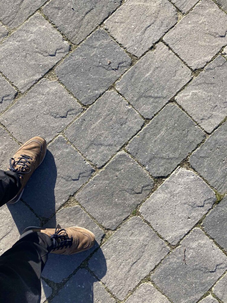 Pflastersteine Duo Antik Grau-Schwarz