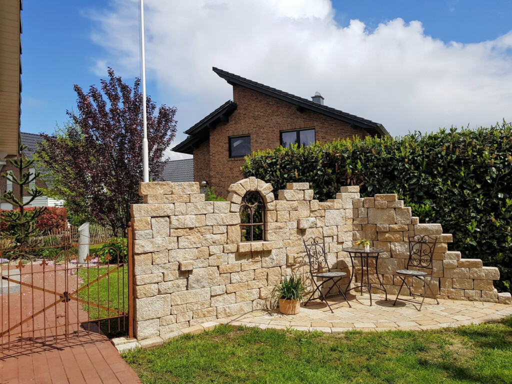 Mauersteine Gerlo Castell Mini Kombi in Beige Hell