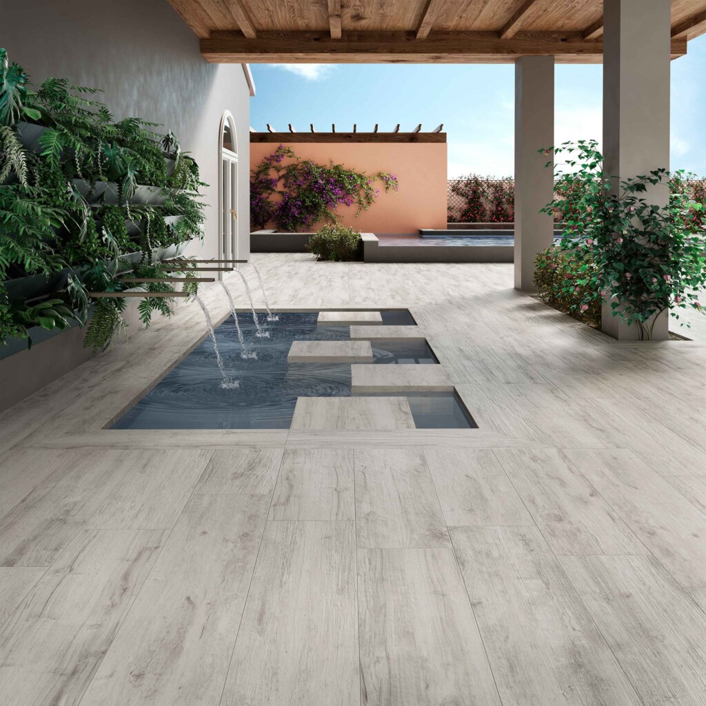 Keramikplatte Foresta Holzoptik Esche