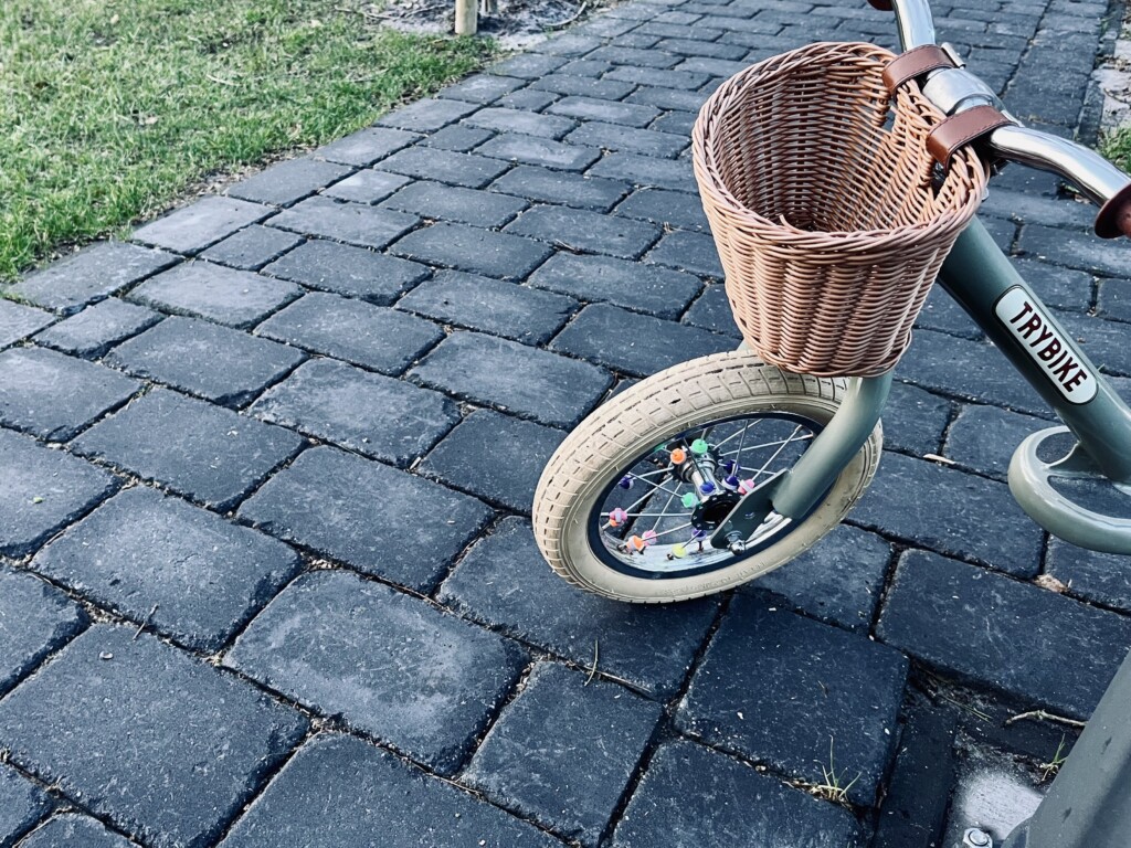 Ökopflaster Oldenburger Münsterland Antik mit Fahrrad