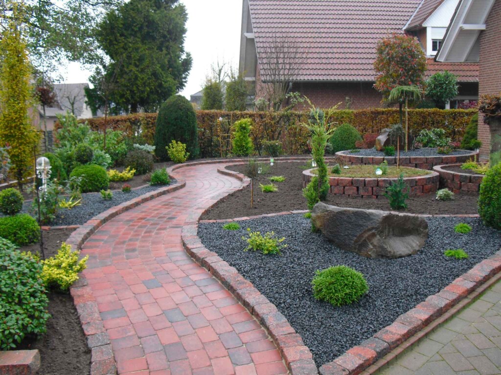 Ambientebild Gerlo Antikpflaster rot-schwarz Pflasterstein