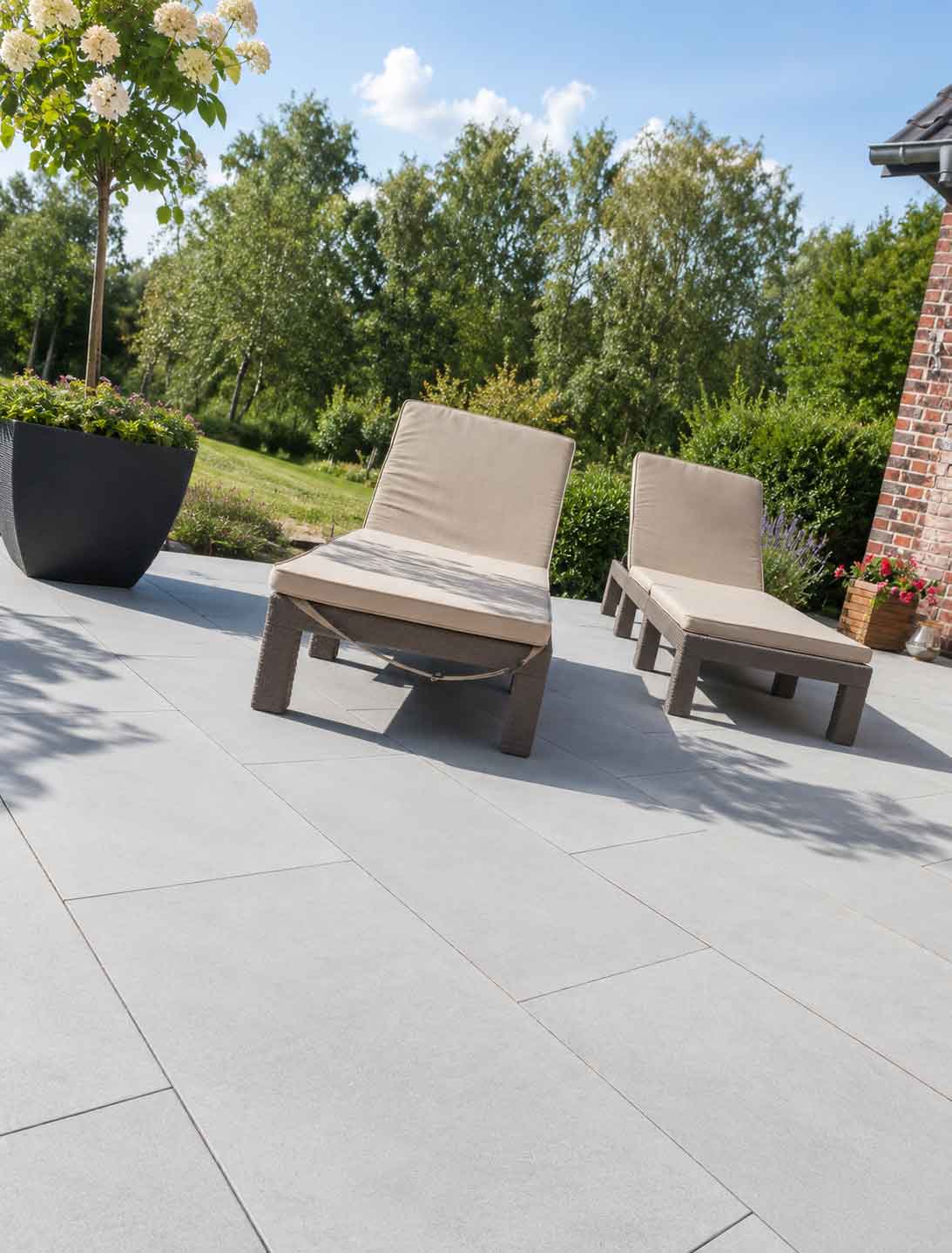 Terrassenplatte Gerlo Style Gris Plata