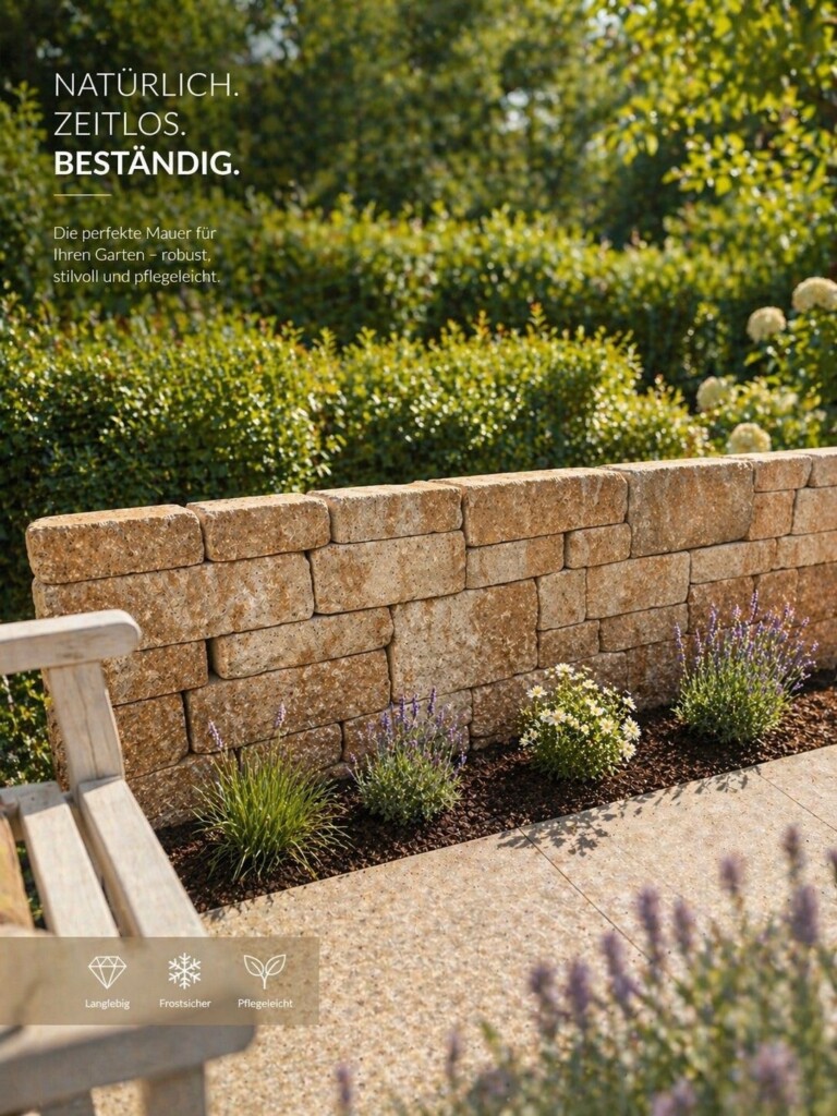 Mauersteine Gerlo Castell Mini Kombiin Beige Hell Verlegemuster
