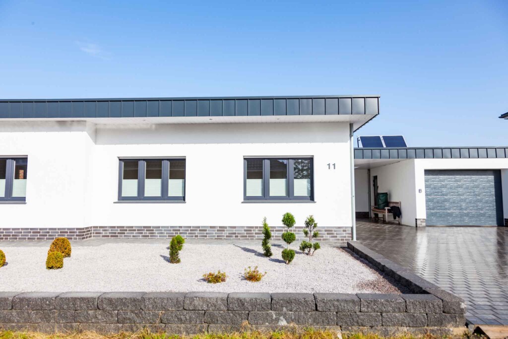 Mauerstein Gerlo Castell Mini-Kombi Mauer im Vorgarten