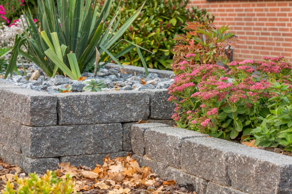 Mauersteine Gerlo Castell Ziermauerstein Anthrazit