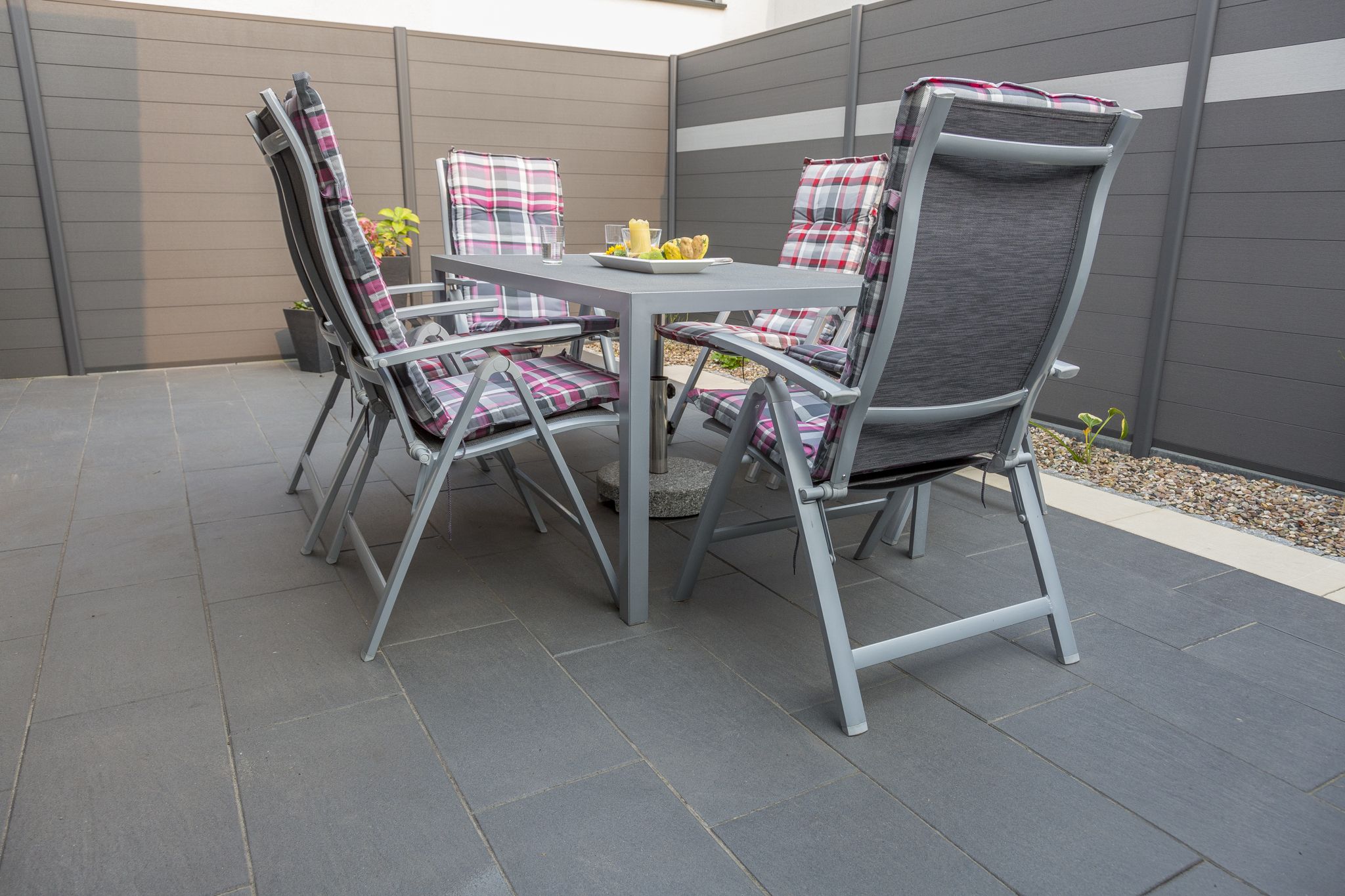 Terrassenplatten Gerlo Clasico Basalt