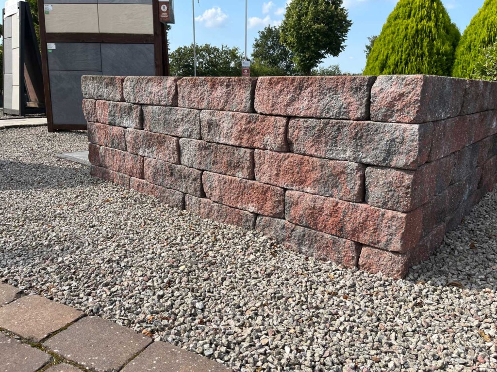 Mauersteine Gerlo Castell XL Rot-Schwarz