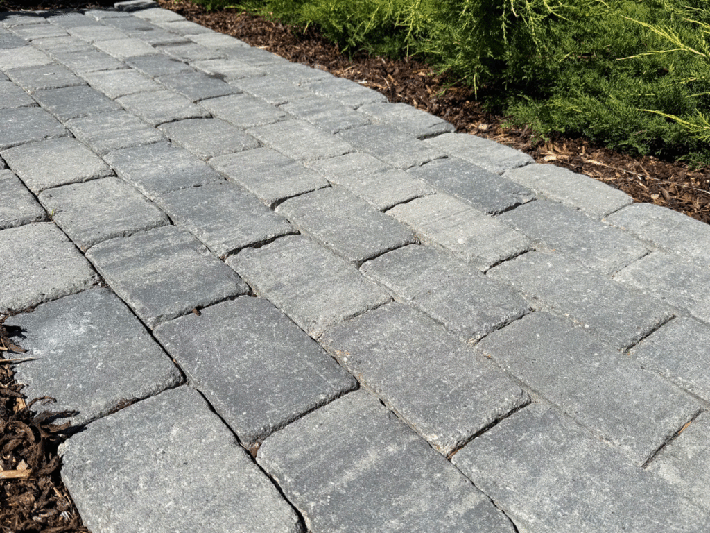 Antik Pflaster Om Antik Grau-Schwarz 24x16 cm Pflastersteine &Ouml;kopflaster