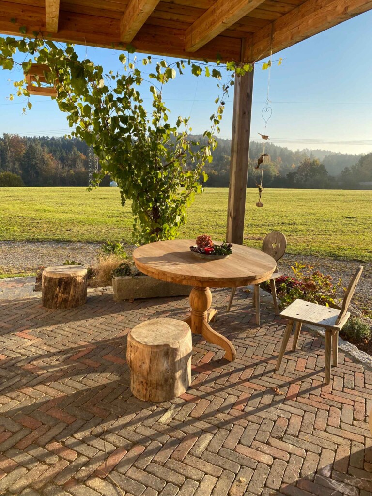 Antik Pflaster Corda Antik Pflastersteine in Sitzecke