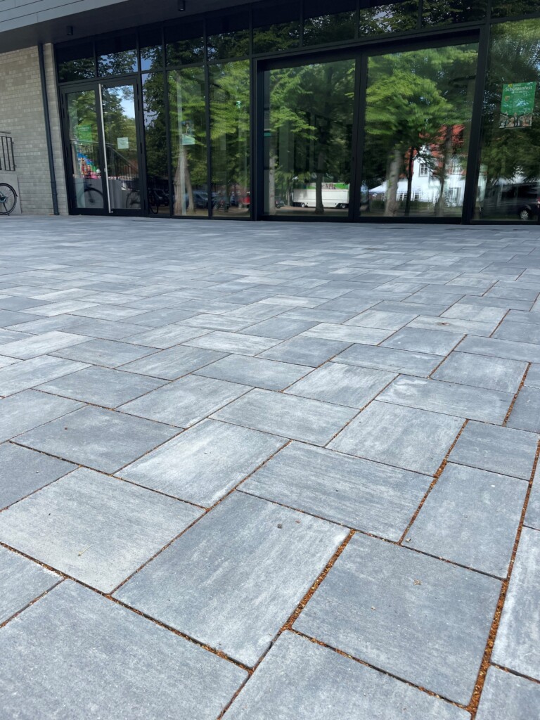 Ökopflaster Oldenburger Münsterland 32x24x8 cm Grau-Schwarz Pflastersteine Ökopflaster