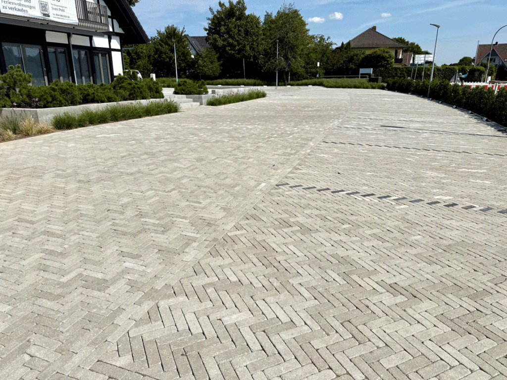Pflastersteine Corda Antik Parkplatz