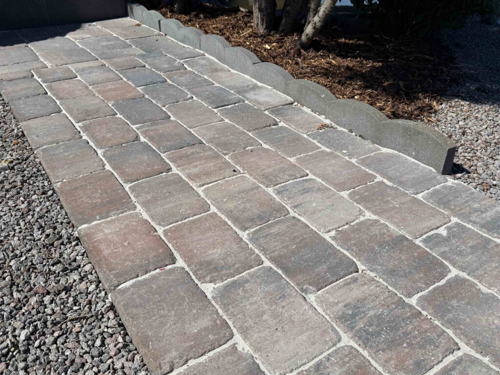 Antik Pflaster Pflastersteine OM Antik Muschelkalk Ökopflaster