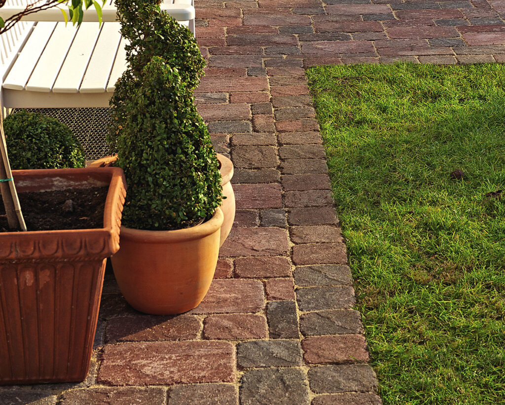 Pflastersteine Rot-Schwarz Duo Antik