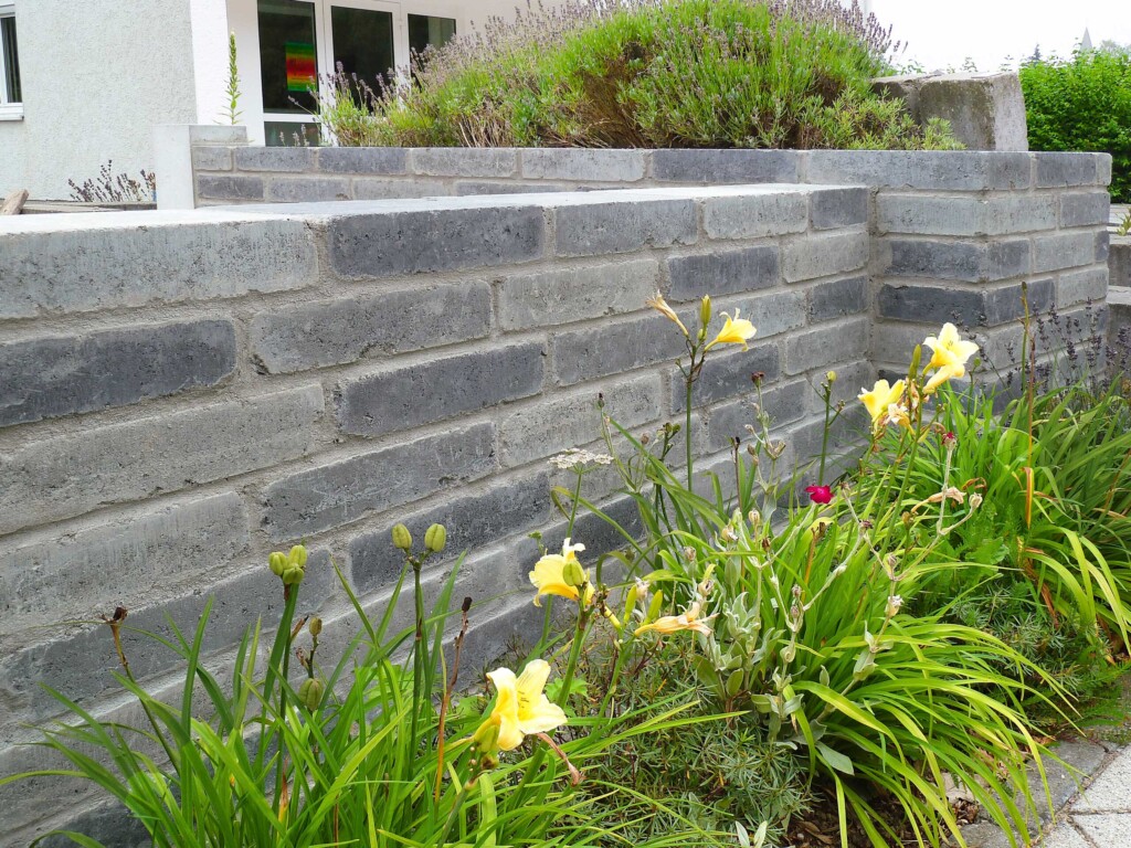 Mauersteine Plaza - Platin 60er - Mörtelfuge