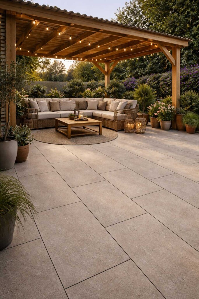 Terrassenplatten Feinsteinzeug Tre Neapel