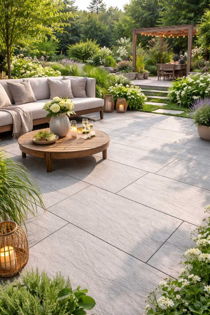 Menüleiste Terrassenplatten