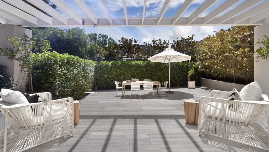 Terrassensteine aus Beton