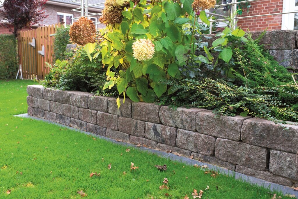 Mauerstein Gerlo Castell UnoStone in Muschelkalk Optik