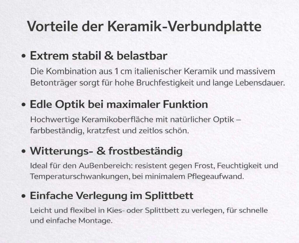 Vorteile Concreto Classic