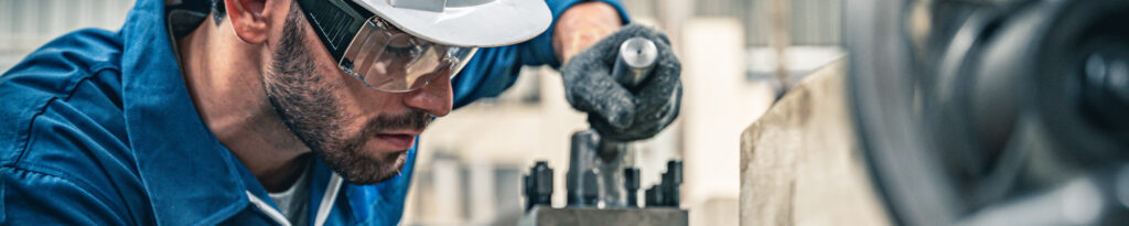 Arbeiter mit Werkzeug