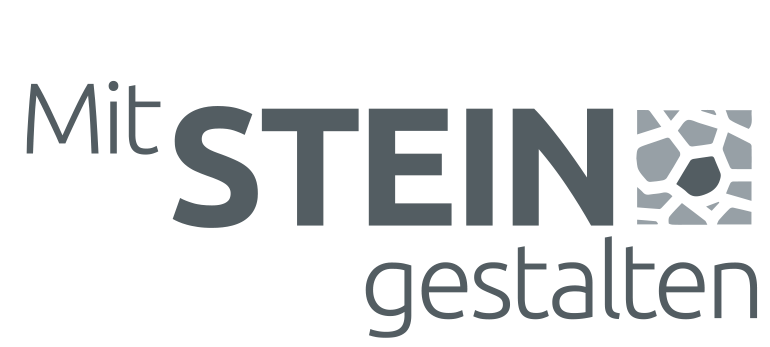 mit Stein gestalten Logo