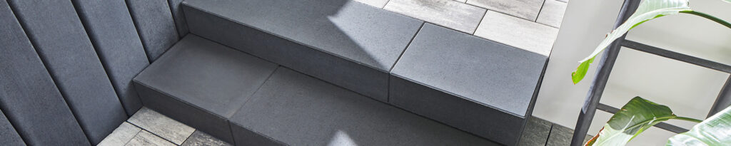 Slidergrafik Betonstufen