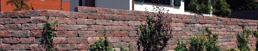 Slider Mauersteine rot-schwarz