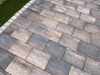 Oldenburger Münsterland Pflastersteine in der Farbvariante Muschelkalk