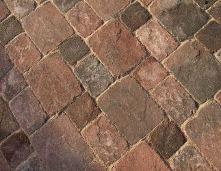 Antik Pflaster Duo Antik Rot-Schwarz